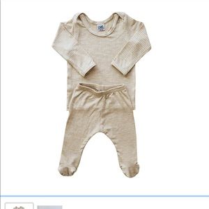 Little Miss Dessa (LMD) ribbed set 0-3M
